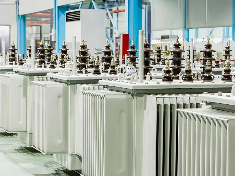 Three-phase Oil-immersed Transformer — product detail image 1 showing switchgear, transformer, energy storage or sheet metal specifications