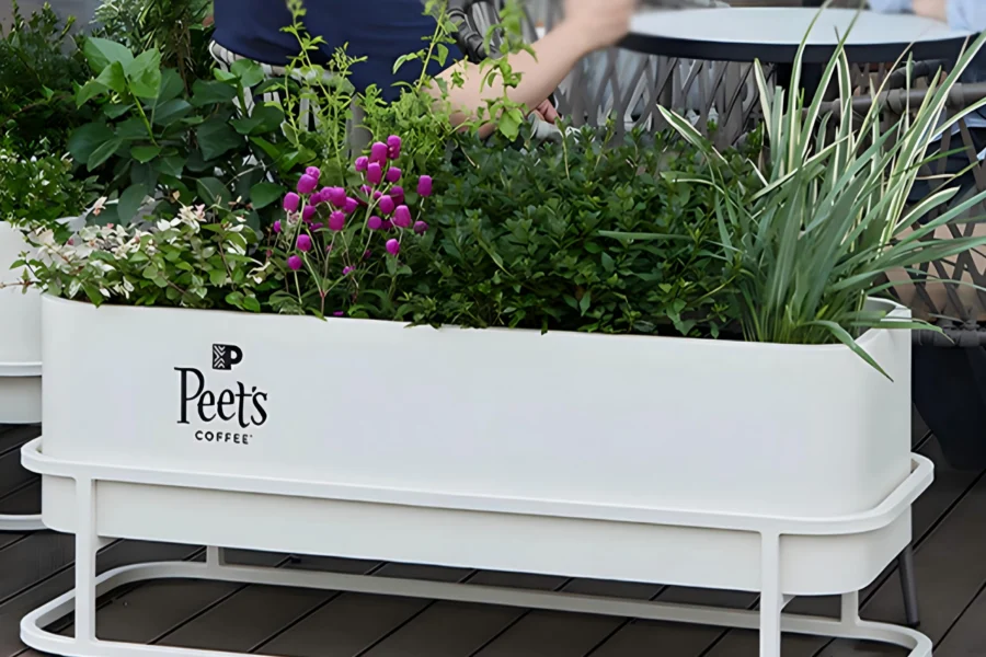 Metal Flower Pot — product detail image 1 showing switchgear, transformer, energy storage or sheet metal specifications