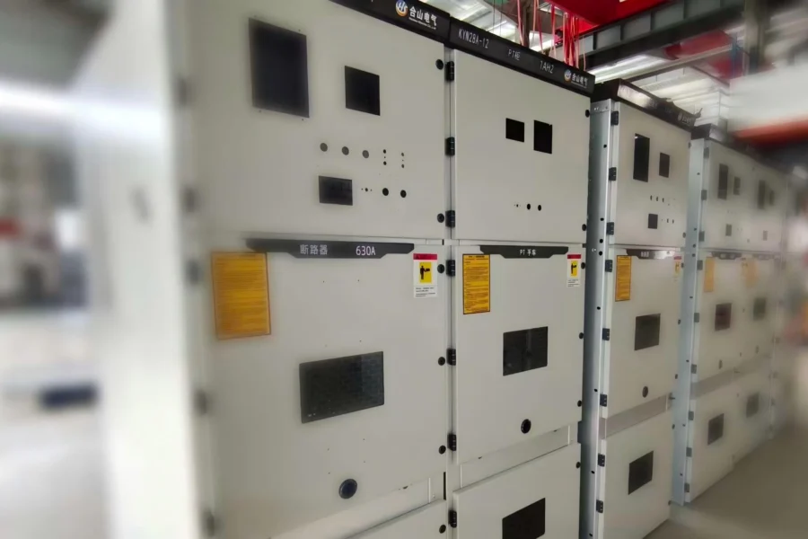 KYN28-12 Withdrawable Indoor Metal-Clad — product detail image 1 showing switchgear, transformer, energy storage or sheet metal specifications