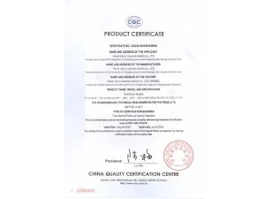 Electrix quality and safety certificate 2 — IEC, UL, CE, ISO or other international standard compliance document for switchgear and power equipment export